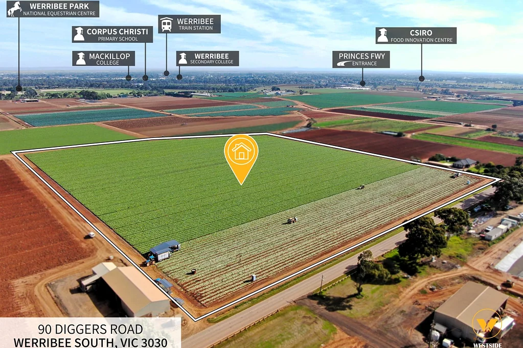 Werribee South Exceptional Investment Opportunity: 20-Acre approx Property in Werribee South's Prestigious Green Wedge Zone