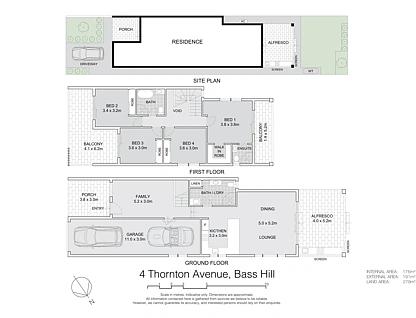 4 Thornton Avenue, Bass Hill, South Western Suburbs, 4部屋, 3バスルーム, Apartment