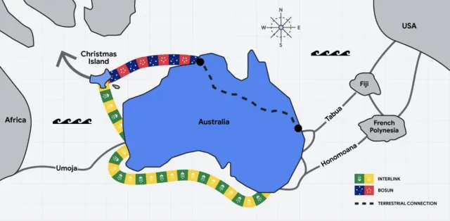 谷歌重金投入澳洲，海底电缆连通印太，新西兰被排挤了？