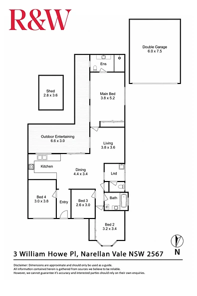 3 WILLIAM HOWE PLACE, Narellan Vale, NSW 2567, 4 rūma, 2 rūma horoi, House