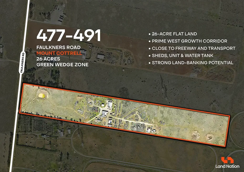 Mount Cottrell 1બેડરૂમ Strategic Landholding in Melbourne's Fast-Growing Western Corridor