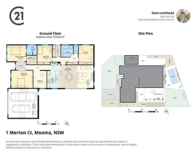 1 Morton Court, Moama, NSW 2731, 4 slaapkamers, 2 badkamers, House