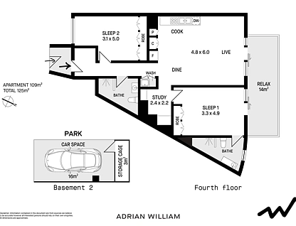 405/370 New Canterbury Road, Dulwich Hill, Inner West, 2 غرف, 2 حمامات, Apartment