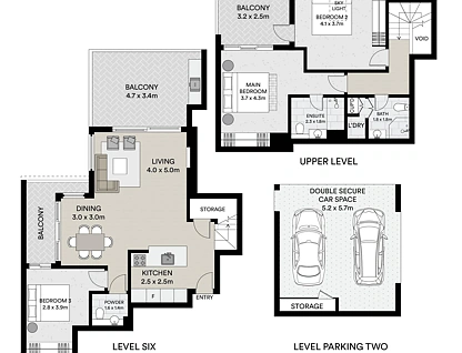 64/236 Pacific Highway, Crows Nest, Lower North Shore, 3 ਕਮਰੇ, 2 ਬਾਥਰੂਮ, Apartment