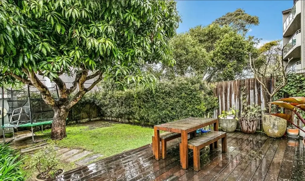Conveniently located with private entertainers deck.