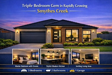 Smythes Creek 3 Slaapkamer Triple Bedroom Gem in Rapidly Growing Smythes Creek