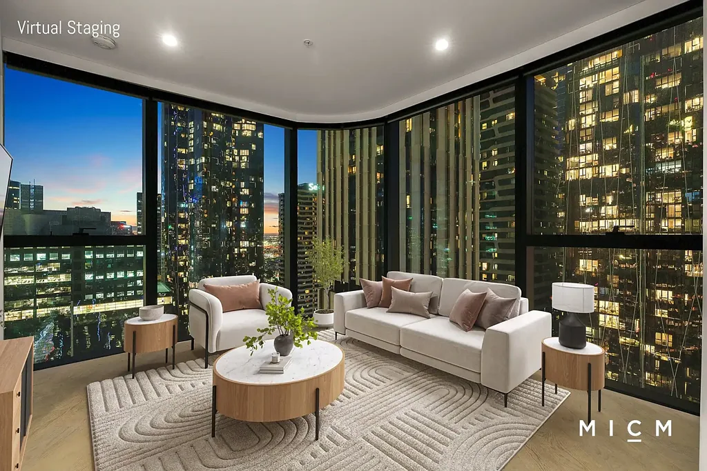 Melbourne 2ਬੈੱਡਰੂਮ Sky-High Corner Retreat with Commanding Views to the North