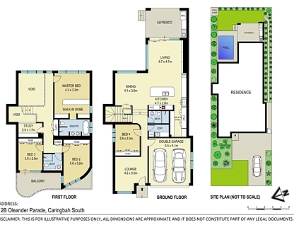 12B Oleander Parade, Caringbah South, NSW 2229, 4房, 3浴, 公寓