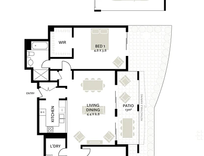 G02/18 Karrabee Avenue, Huntleys Cove, Lower North Shore, 2 phòng ngủ, 2 phòng tắm, Apartment