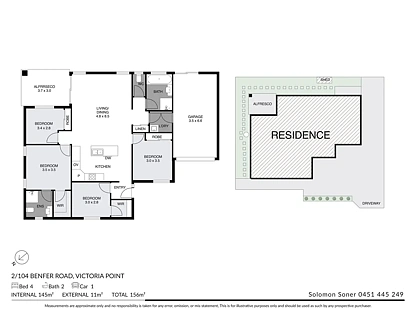 104a Benfer Road, Victoria Point, Redland City Region, 4房, 2浴, House