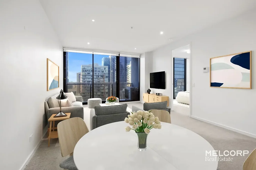 MODERN 2-BEDROOM, 2-BATHROOM APARTMENT IN PRIME MELBOURNE CBD LOCATION - UNFURNISHED