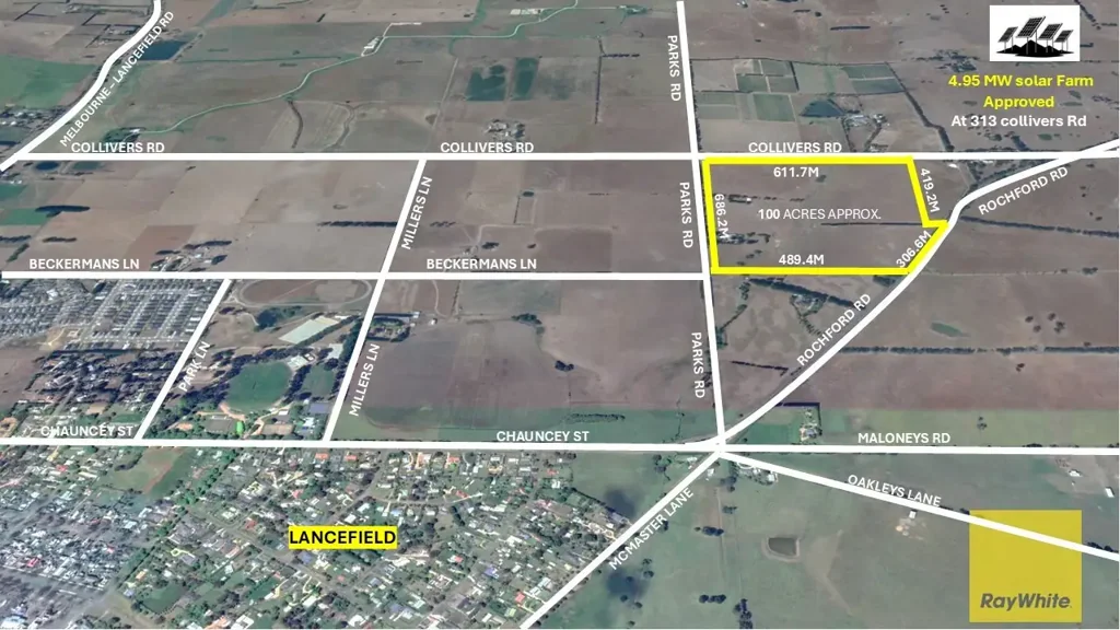 Lancefield Strategic 100-Acre Landholding in Tightly Held Lancefield