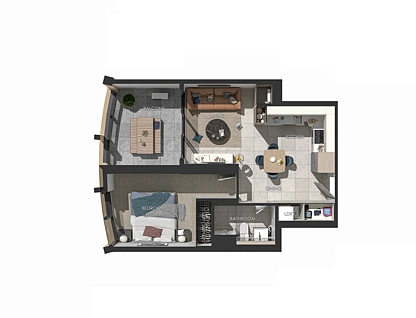 3502/101 Therry Street, Melbourne, Melbourne CBD, 1 ห้องนอน, 1 ห้องน้ำ, Apartment