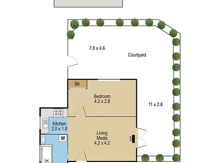 2/29 MARLBOROUGH STREET, Balaclava, Melbourne CBD, 1 غرف, 1 حمامات, Apartment