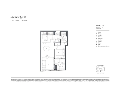 2405/15 Manning Street, South Brisbane, Brisbane - Inner City Region, 1 침실, 1 욕실, Apartment