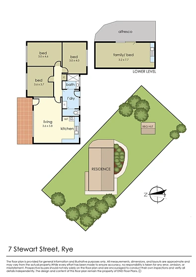 7 Stewart Street, Rye, VIC 3941, 3 રૂમ, 1 બાથરૂમ, House