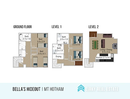 Lot 37 Bella's Hideout, Harrietville, Wangaratta, 4 habitaciones, 3 baños, House