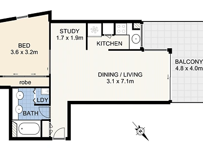 2705/212 Margaret Street, Brisbane City, Brisbane - Inner City Region, 1 Kuwarto, 1 Banyo, Apartment