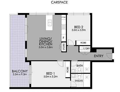 A601/37-39 Loftus Crescent, Homebush, Inner West, 2 chambres, 2 salles de bain, Apartment