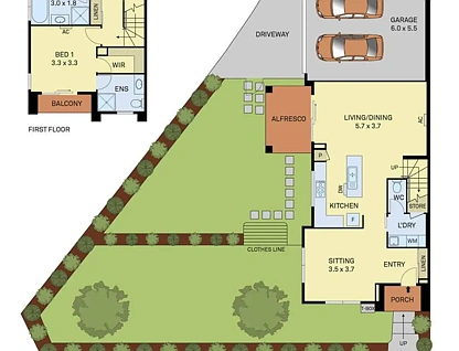 1 Ted Street, Cranbourne, VIC 3977, 3 ਕਮਰੇ, 2 ਬਾਥਰੂਮ, Townhouse