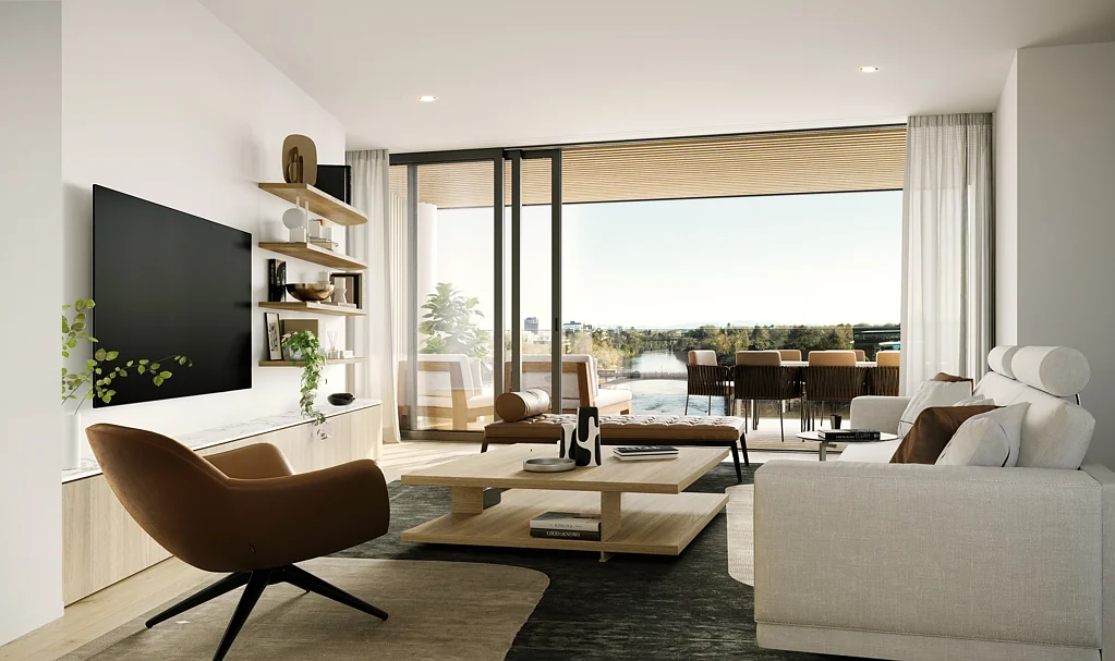 Hamilton East 3房  Riverfront Living In The Heart Of The Village
