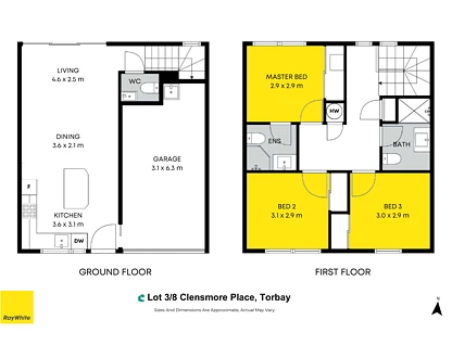 Lot 4/8 Clensmore Place, Torbay, North Shore City, 3房, 2浴, House