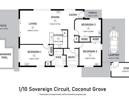 1/10 Sovereign Circuit, Coconut Grove, Darwin Suburbs, 3 rūma, 2 rūma horoi, Apartment