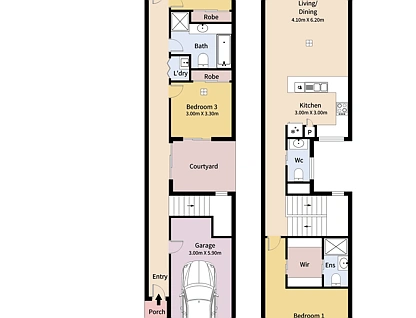 9/63 Douglas Drive, Mawson Lakes, Northern Adelaide, 3 chambres, 2 salles de bain, Townhouse