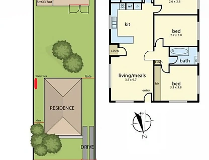 10 Trumpy Street, Warragul, VIC 3820, 3房, 1浴, 独立屋