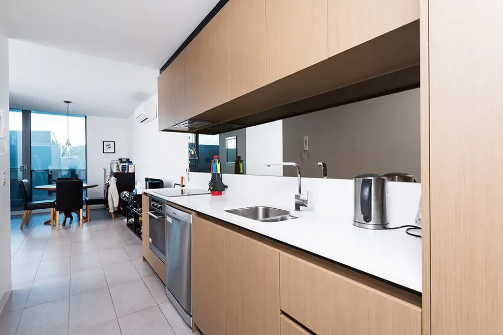 One bedroom with study. Balcony looking over Clifton Street