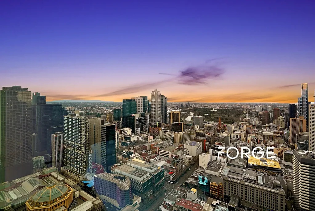 Melbourne 2房 墨尔本中心公寓 55层朝南视野 Yarra河景 Miele电器 现代优雅空间 共享设施丰富 Light-filled Corner 2B2B with a Spectacular View in Aurora