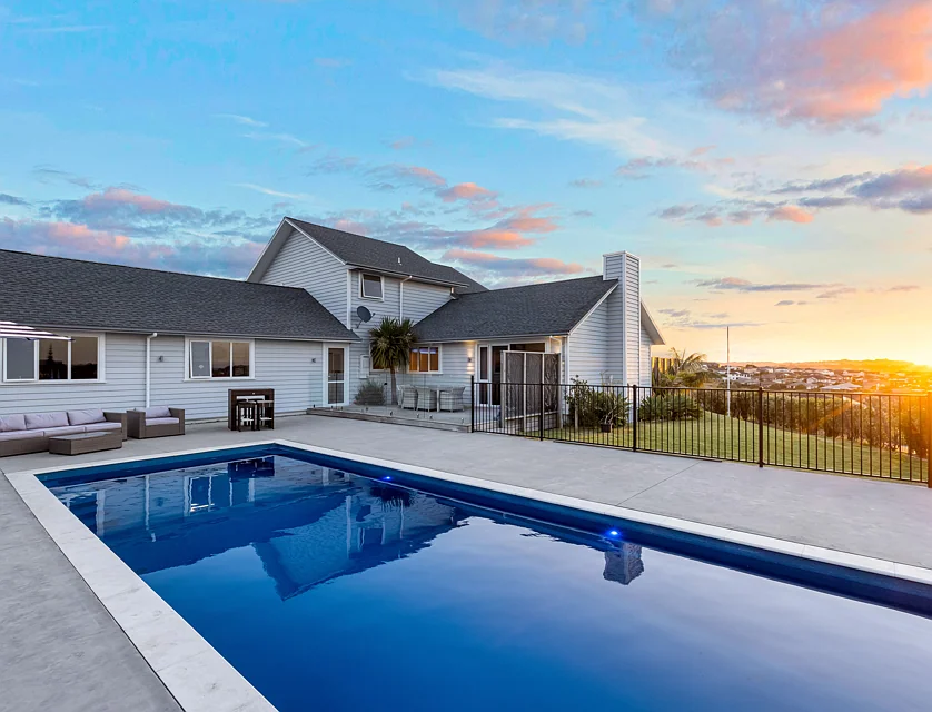 16 Palm View Terrace, Gulf Harbour, Rodney, Auckland, 5房, 3浴, 独立屋