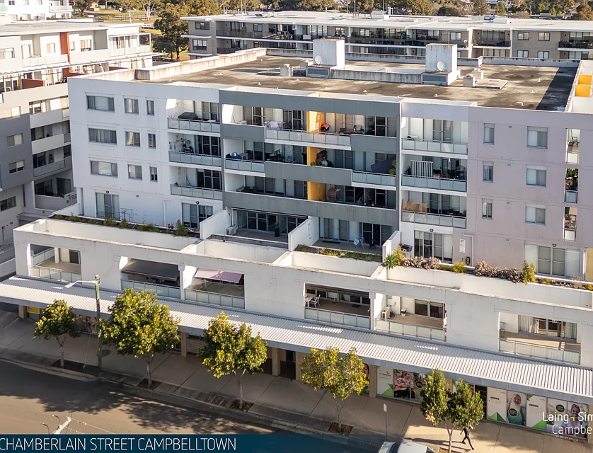10/31-35 Chamberlain Street, Campbelltown, Macarthur Region, 2 rūma, 1 rūma horoi, Apartment