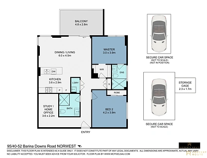 95/40-52 Barina Downs Road, Norwest, Central Tablelands, 2 ਕਮਰੇ, 2 ਬਾਥਰੂਮ, Unit