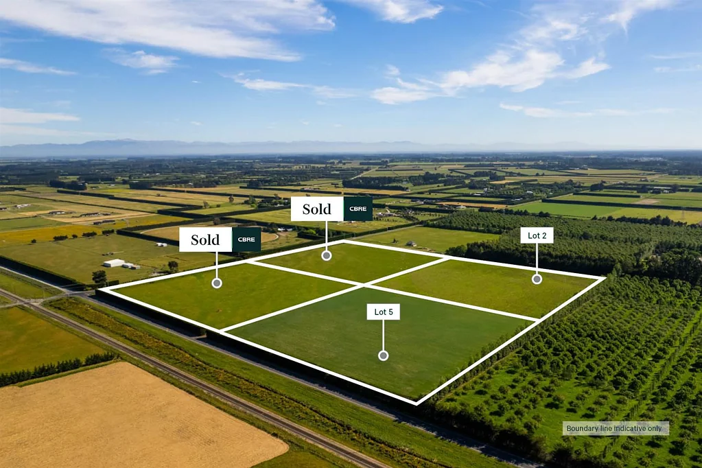 Rolleston 2 Lots Sold | Live, Landbank or Build
