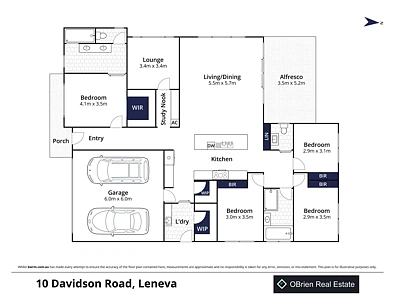 10 Davidson Road, Leneva, VIC 3691, 4 Schlafzimmer, 2 Badezimmer, House