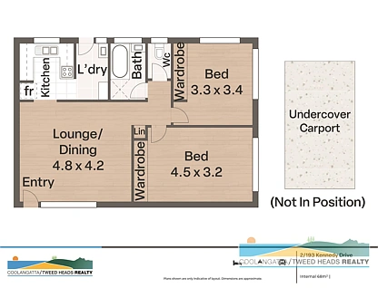 2/193 Kennedy Drive, Tweed Heads West, North Coast, 2 chambres, 1 salles de bain, Apartment