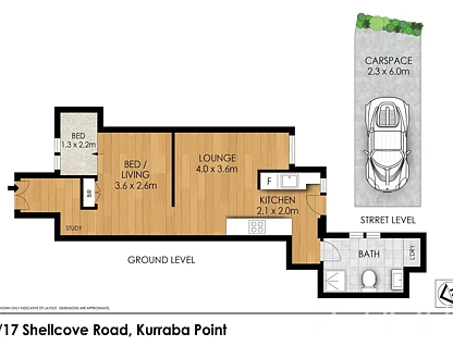 3/17 Shellcove Road, Kurraba Point, NSW 2089, 1 રૂમ, 1 બાથરૂમ, Apartment
