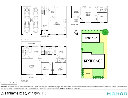 35 & 35A Lanhams Road, Winston Hills, The Hills, 6 habitaciones, 4 baños, House