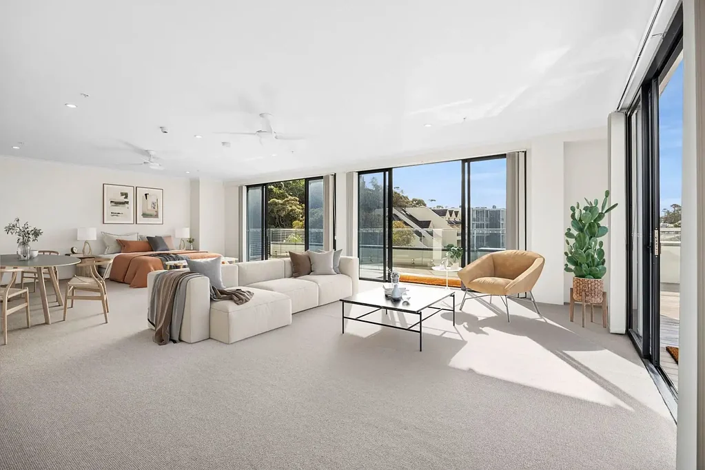 Brand New Luxury Studio with Ocean Views and Expansive Wrap-Around Balcony