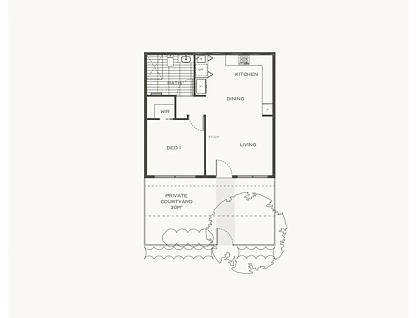 EKKO 1 Bedroom Courtyard Apartment, Whitlam, Molonglo Valley District, 1 Bedrooms, 1 Bathrooms, Apartment