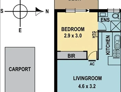 3/10 Walsh Street, Ormond, VIC 3204, 1 રૂમ, 1 બાથરૂમ, Apartment