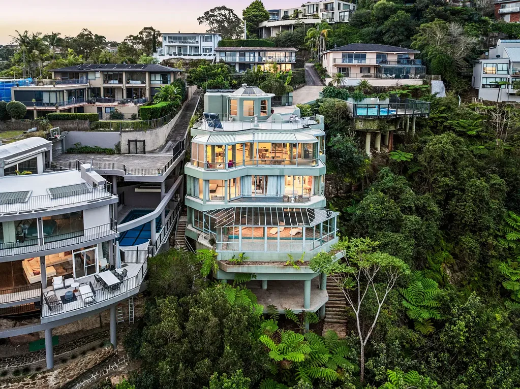 Castlecrag 5chambre Grand scale architectural masterpiece on the shores of Sailors Bay