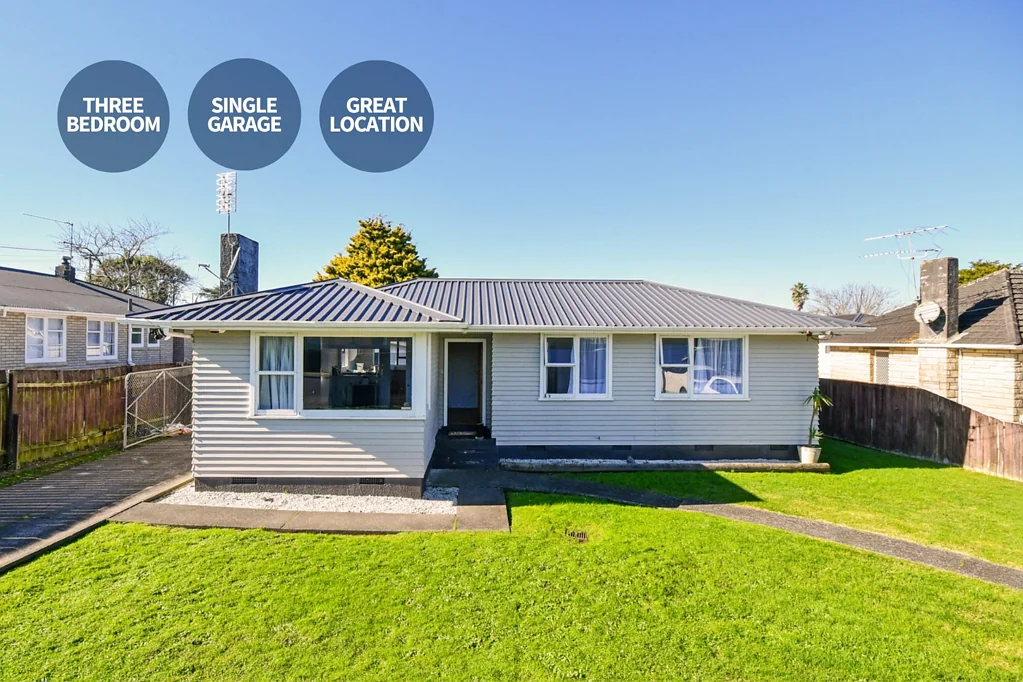 Large Front Yard + Single Garage