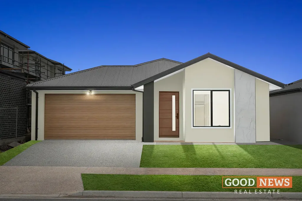 Deanside 4房 现代设计融合 日常舒适 明亮通风布局 高级厨房电器 人造草坪后院 智能安全系统 节能降噪门窗 Deanside便捷生活 A brand-new custom home currently under construction, offering huge stamp duty savings for early buyers!