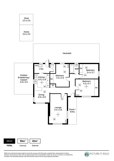 545 Main North Road, Elizabeth North, SA 5113, 3 Schlafzimmer, 1 Badezimmer, House