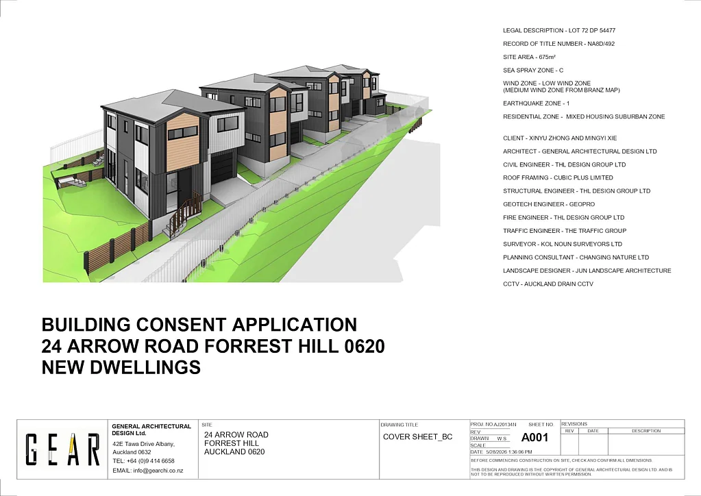 Forrest Hill 4Kwarto RC & EPA APPROVED  BC SUBMITTED IN FORREST HILL