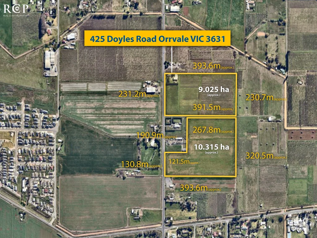Orrvale  VENDOR WANTS TO SELL: PRIME LAND WITH FARMING BUSINESS OPPORTUNITY ON DOYLES ROAD, ORRVALE