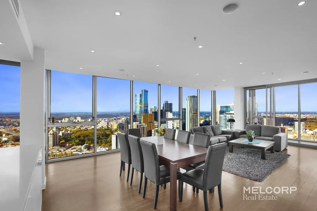 Melbourne 3Zimmer Sky-High Corner Living with Unrivalled Views, Natural Light & Metro Convenience