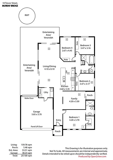 10 Trevor Street, Murray Bridge, SA 5253, 4 Schlafzimmer, 2 Badezimmer, House